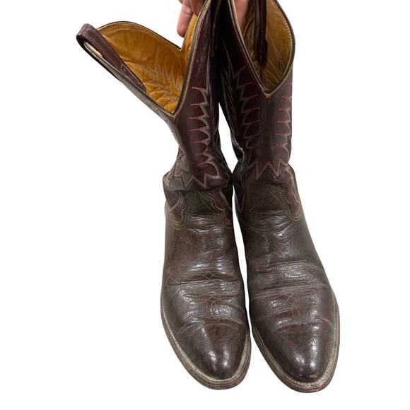 Vintage? Nocona 4781 Leather Western Cowboy boots - MENS size - 10 main image 7